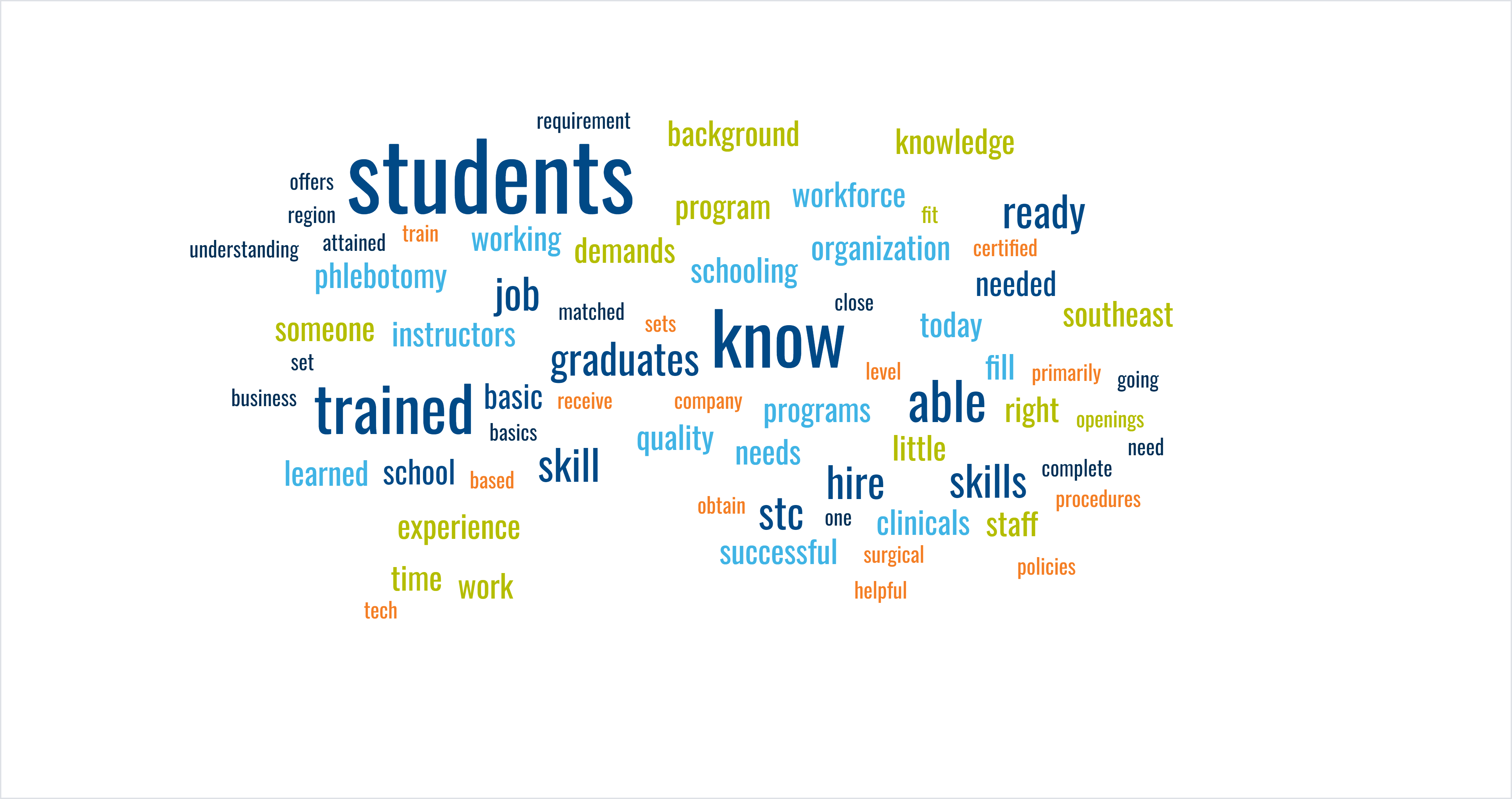 Employer Survey Word Cloud