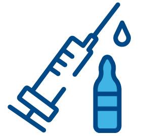 Vaccine and vial graphic