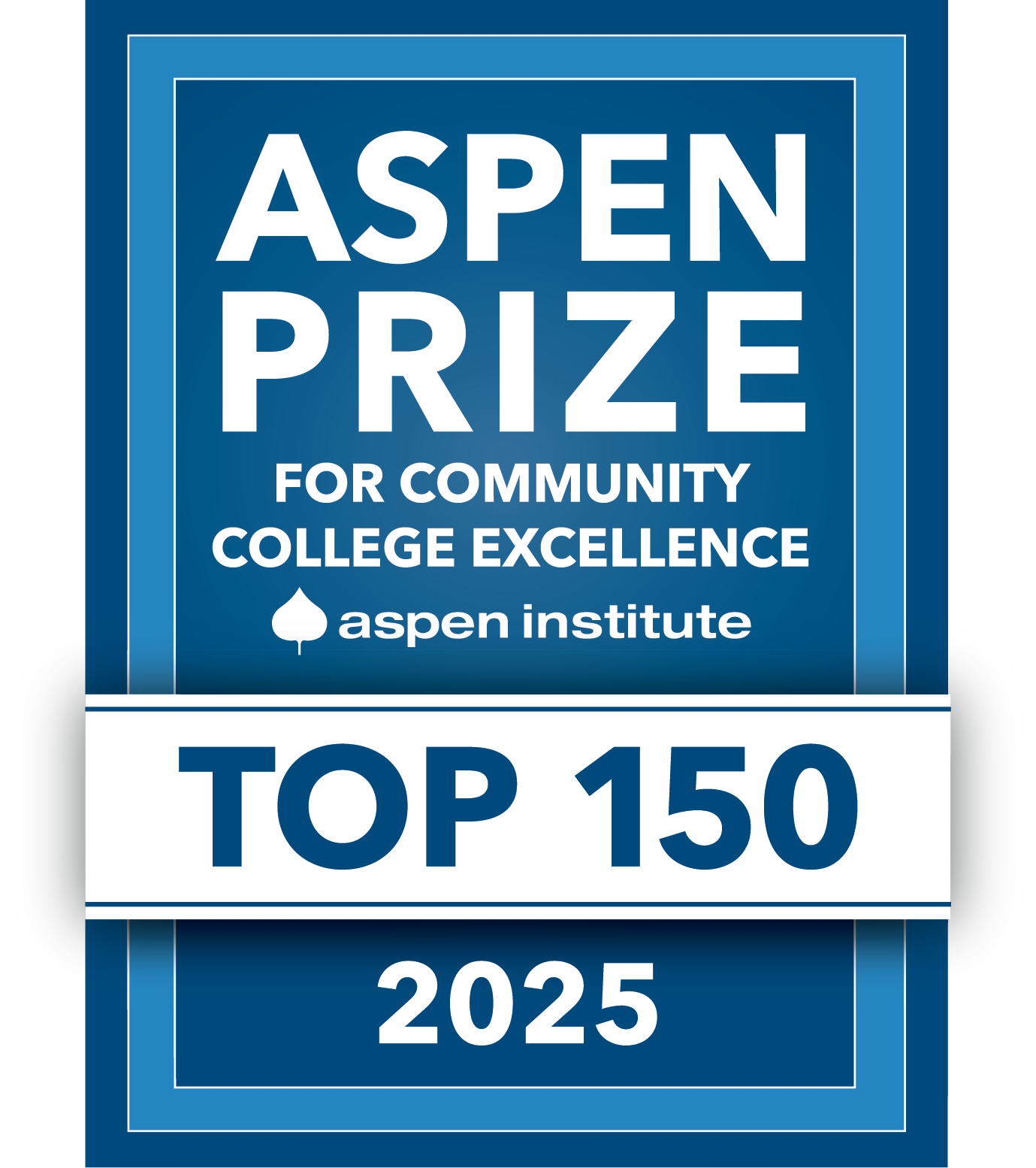 Aspen Prize Top 150 for 2025 badge