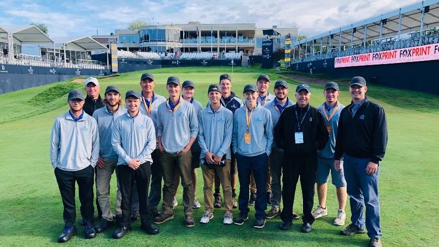 Sports Turf students at Sanford International Sports Turf students on greens
