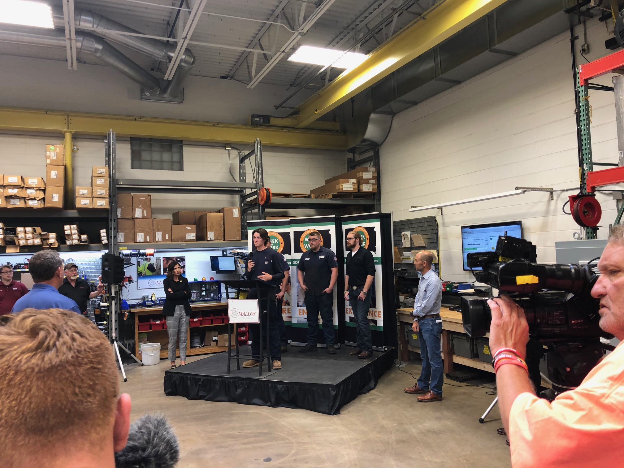 week of work announcement
