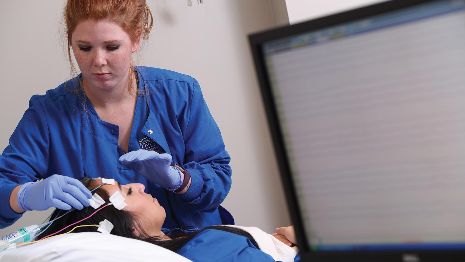 ElectroNeuroDiagnostic Technology Student