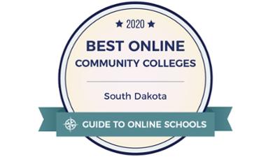 Best Online Community Colleges Badge