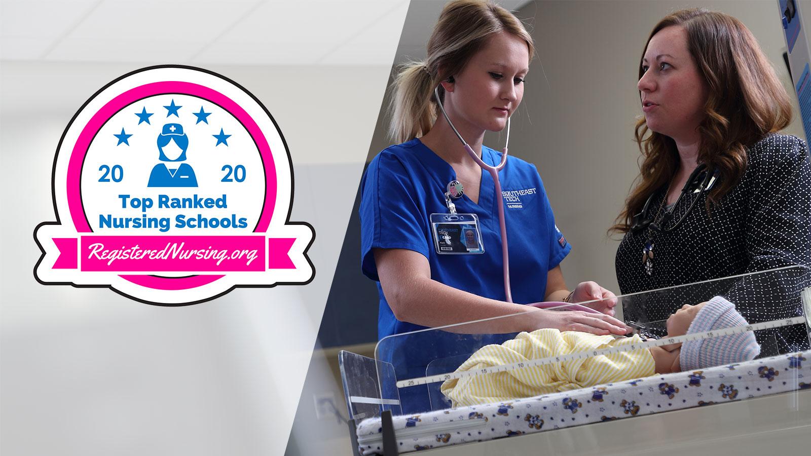 Nursing instruction photo and badge
