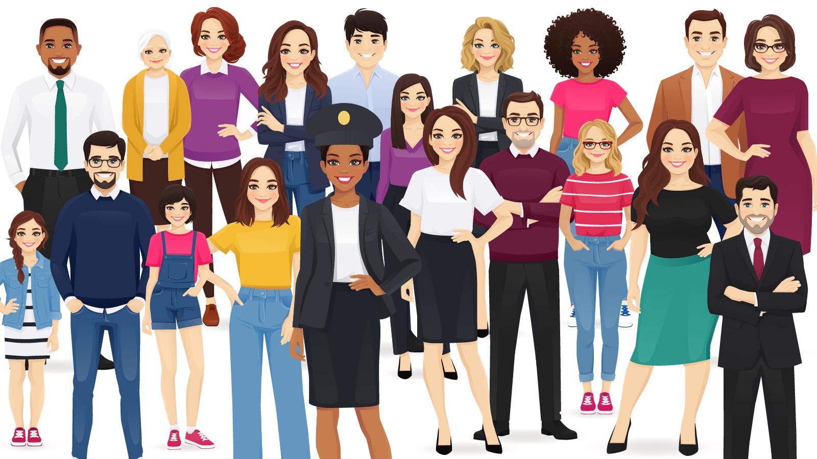 Career pathways image Career pathways persona avitars