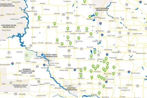 Perkins Consortium Map Map image of Perkins Consortium