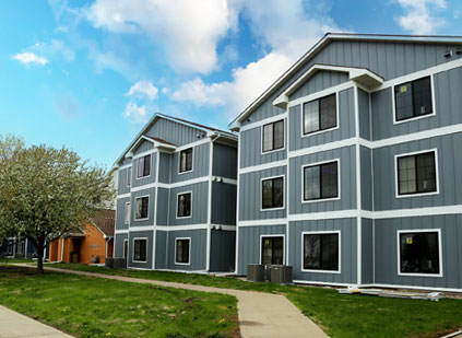 Outside of dorms