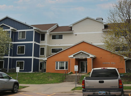 Outside of dorm