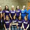 ENDT Student Organization Members pose in hallway