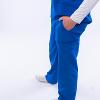 Pants pocket view of Cherokee Infinity scrubs in royal blue with sizes XXS-5XL available.