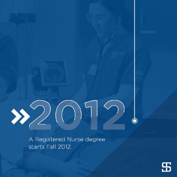 A Registered Nurse degree starts Fall 2012.