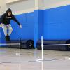 Law Enforcement students use barricades and hurdles for physical training, made by plumbing students. 