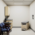 Healthcare Simulation Center artist rendition - Exam Room