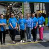 Business students at STC employees volunteer at the Habitat for Humanity ReStore facility.
